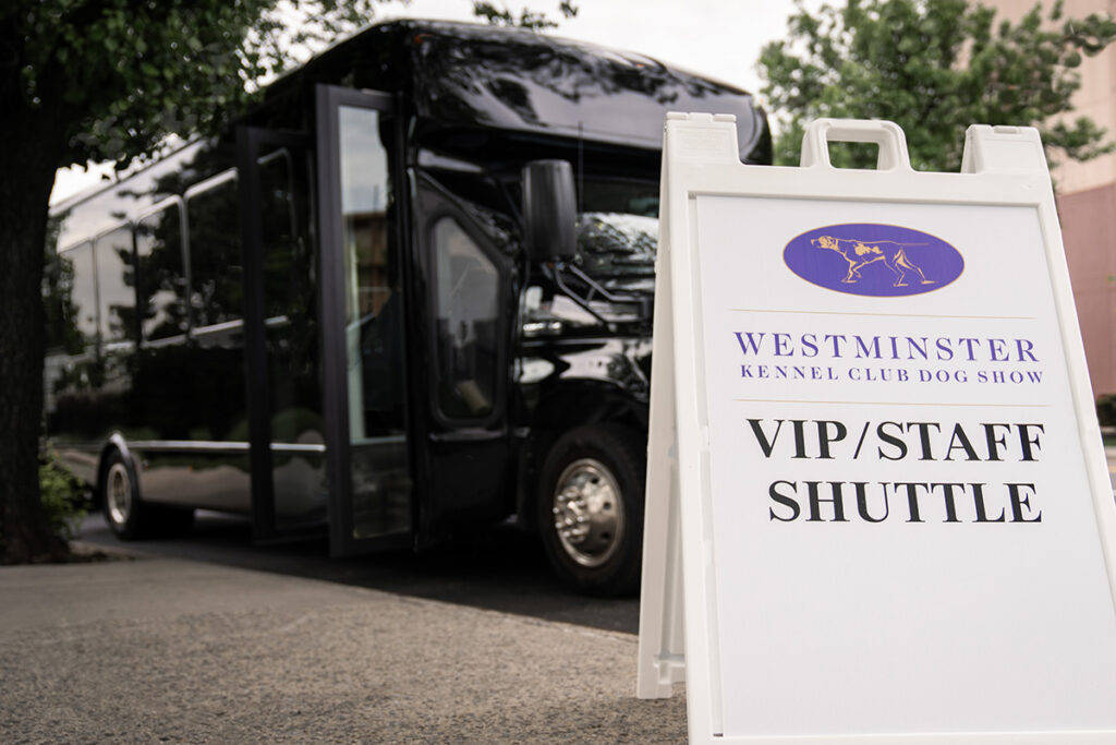 VIP Shuttle awaiting passengers
